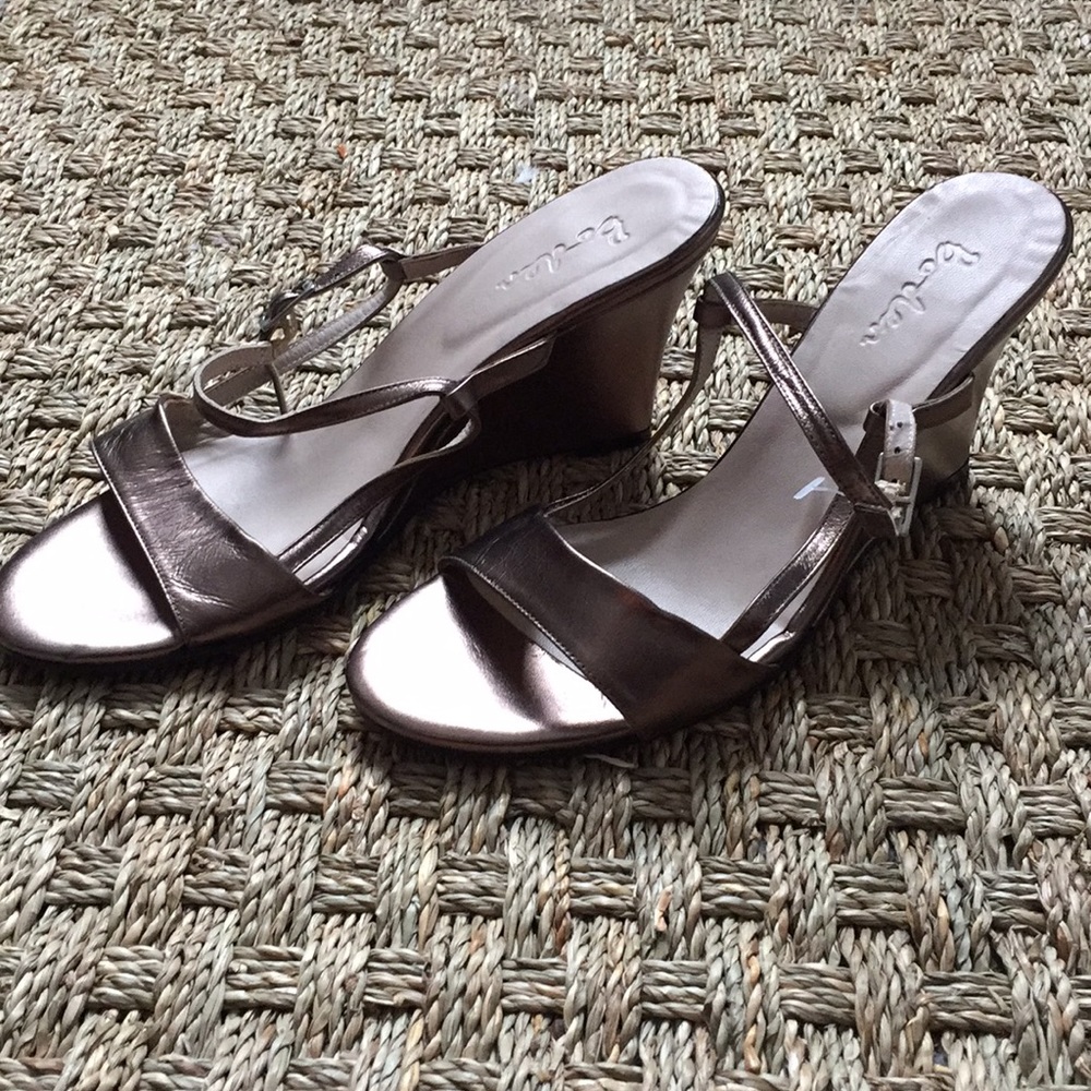 Boden Metallic Sandals